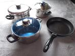 Pannen, Ophalen, Gebruikt, Keramische plaat, Pannenset