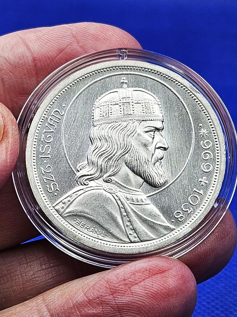 (1964) HUNGARY  5 PENGO  SINT STEPHAN  1938, Ophalen of Verzenden, Hongarije, Losse munt, Zilver