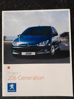 Brochure Peugeot 206, Ophalen of Verzenden, Zo goed als nieuw, Peugeot