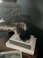 Lamp & Licht Bron Staal Metaal Zwart, Ophalen of Verzenden, Zo goed als nieuw