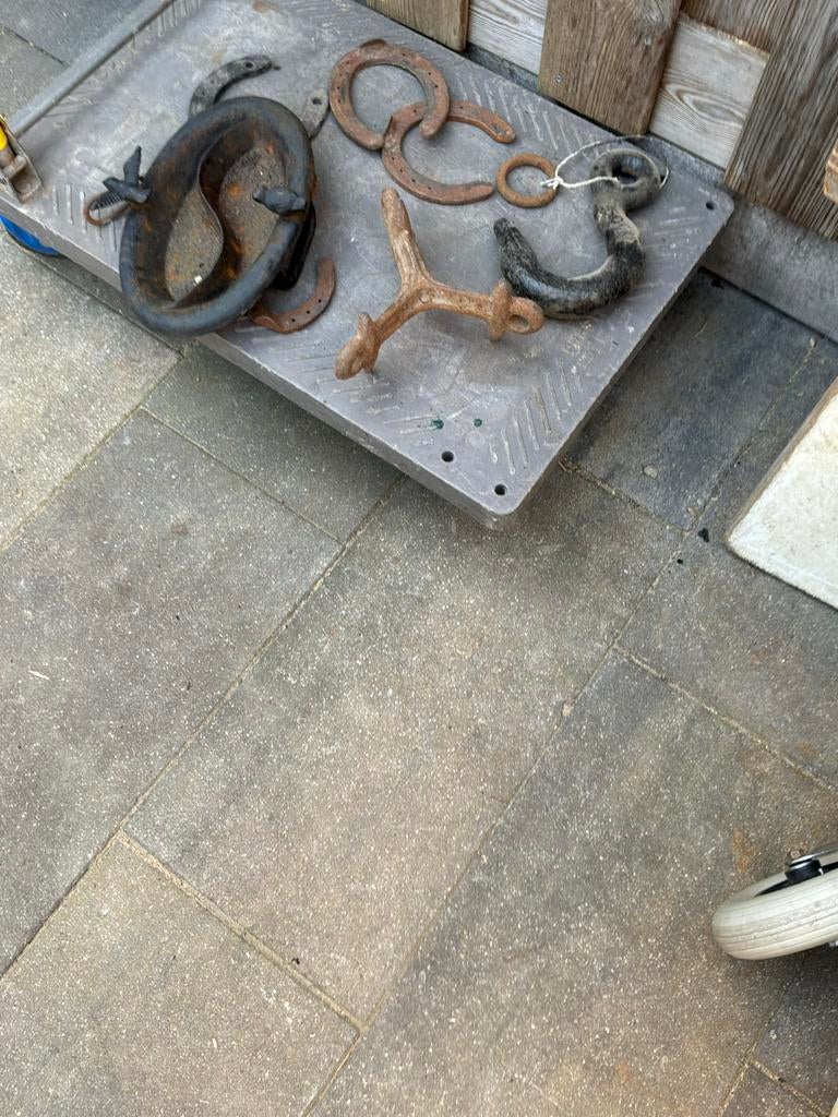 Oud ijzeren boerderijvoorwerpen - decoratie/upcycling, Ophalen of Verzenden