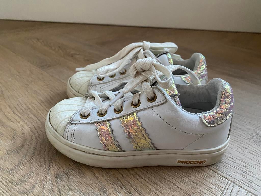 Pinocchio leren sneakers maat 24, Gebruikt, Meisje, Schoenen, Ophalen of Verzenden