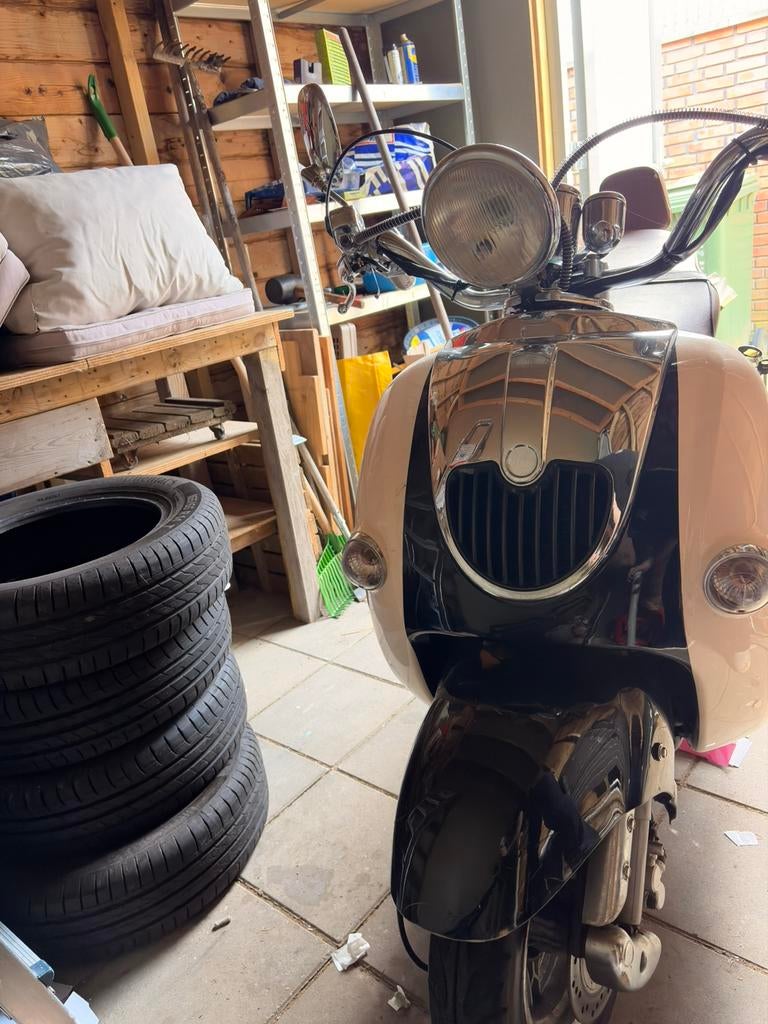 Retro snorscooter, Fietsen en Brommers, Snorfietsen en Snorscooters, Gebruikt, Benzine, Ophalen, Overige merken