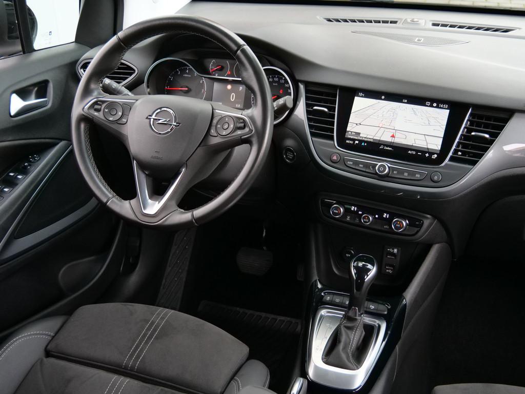 Opel Crossland 1.2 Turbo Elegance 130 Pk Automaat Navigatie, Auto's, 840 kg, 1199 cc, Wit, Bedrijf