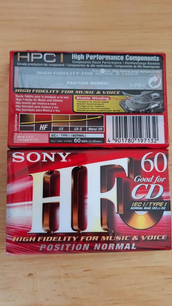 Sony HF 60 Cassettebandjes HPC1 - 7 stuks, Ophalen of Verzenden