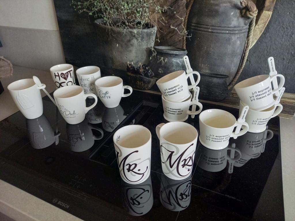 Riviera Maison servies kopjes en mokken, Ophalen of Verzenden