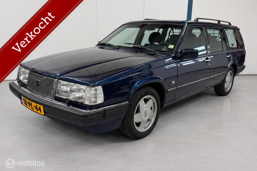 Volvo 940 2.3 HISTORIE AANTOONBAAR / 3E ZITRIJ / NL-AUTO, Auto's, Volvo, Euro 2, 4 cilinders, Blauw, Origineel Nederlands