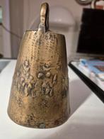 Antieke Koperen / bronzen bel / koebel, Ophalen of Verzenden