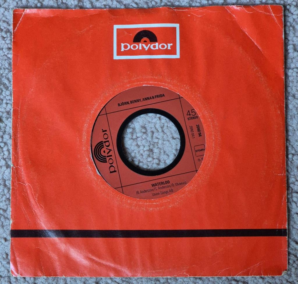Björn, Benny Anna & Frida (ABBA) – Waterloo, Gebruikt, 7 inch, Single, Ophalen of Verzenden