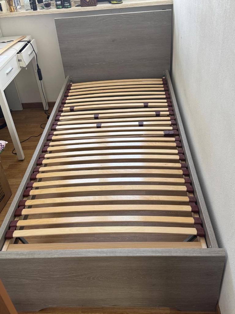 Bed 1 persoons gratis, Ophalen, Gebruikt, 90 cm, Eenpersoons