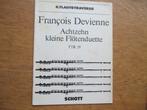 FRANCOIS DEVIENNE - 18 KLEINE DUETTEN VOOR DWARSFLUIT, Gebruikt, Klassiek, Dwarsfluit of Piccolo, Ophalen of Verzenden