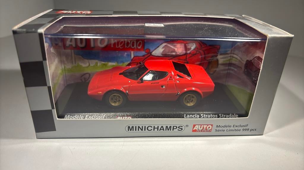 Lancia stratos stradale minichamps 1.43, Hobby en Vrije tijd, Modelauto's | 1:43, Auto, Ophalen of Verzenden, MiniChamps, A