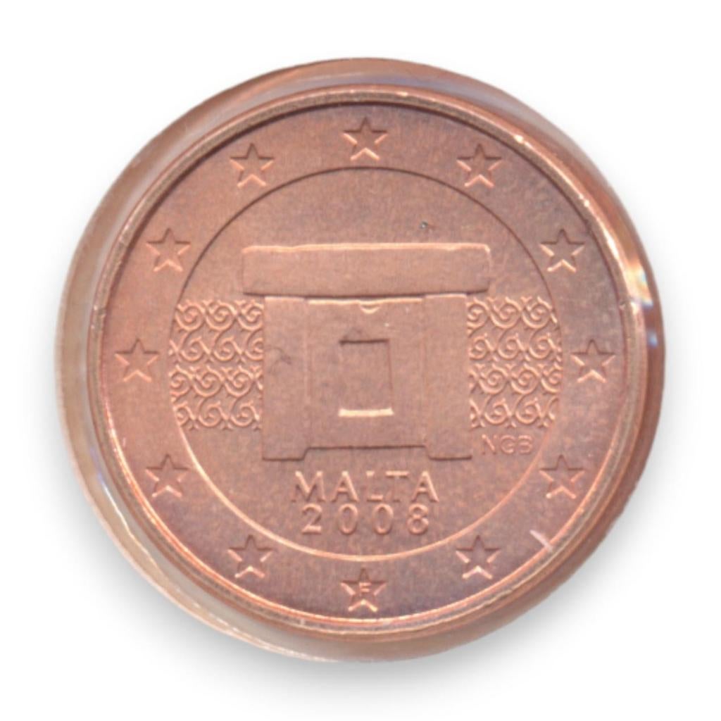 50x 1 cent malta 2008, Postzegels en Munten, Munten | Europa | Euromunten, Ophalen of Verzenden, Malta, 50 cent, Setje