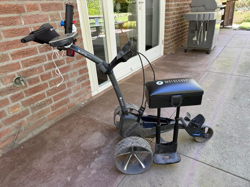 Motocaddy M5 GPS DHC Golfkar met accessoires, Ophalen of Verzenden, Zo goed als nieuw, Golfkar, Overige merken