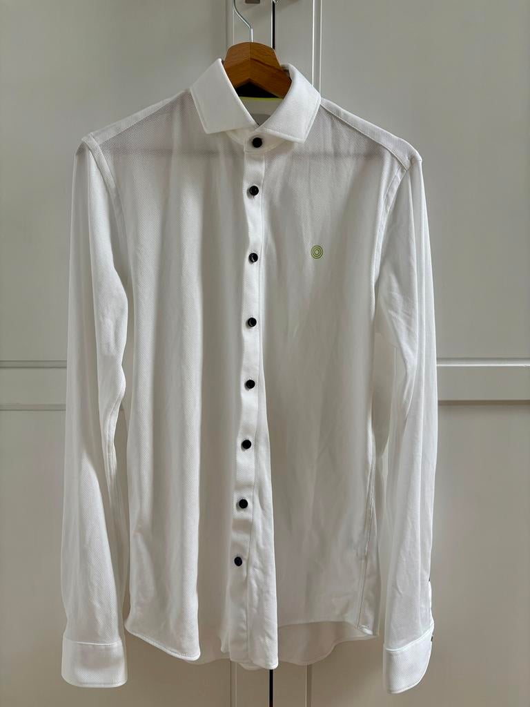 Blue industry overhemd maat 38, Ophalen of Verzenden, Zo goed als nieuw, Wit, Halswijdte 38 (S) of kleiner