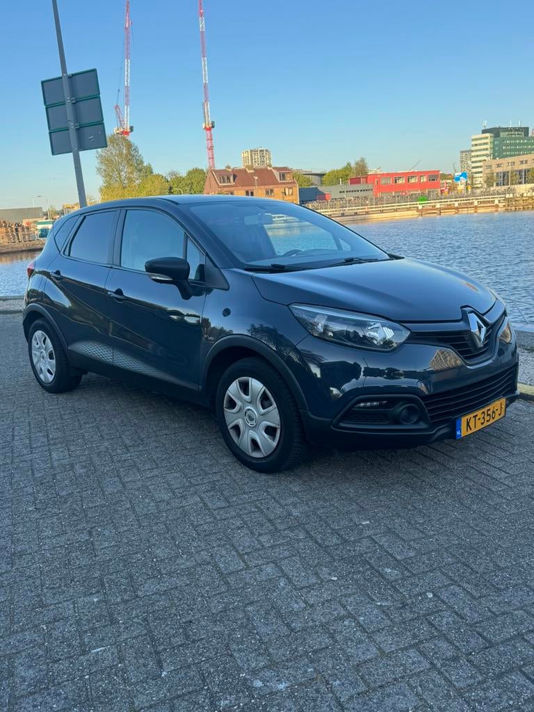 Renault Captur 0.9 TCE 90 2013 Blauw Cruise Control Carplay, Auto's, Renault, Voorwielaandrijving, 898 cc, 1081 kg, Blauw