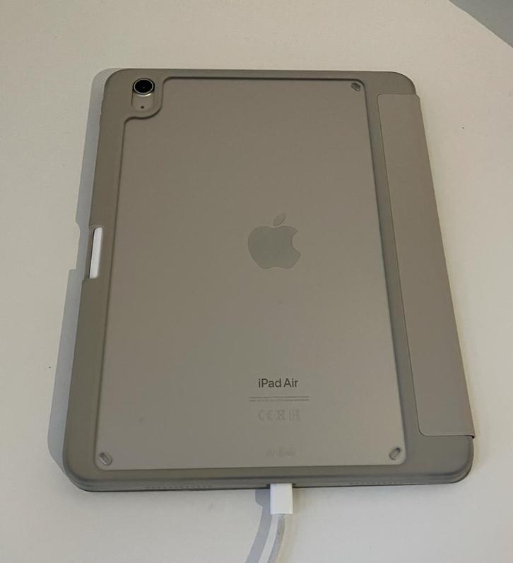 iPad Air M2 99% batterij + Apple pencil pro + Accessoires, Computers en Software, Apple iPads, Zo goed als nieuw, Apple iPad Air