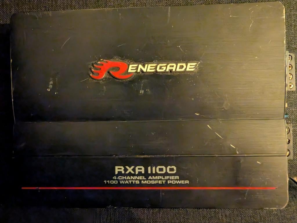 Renegade RXA 1100 4-kanaals Klasse A/B Auto-versterker, Ophalen of Verzenden