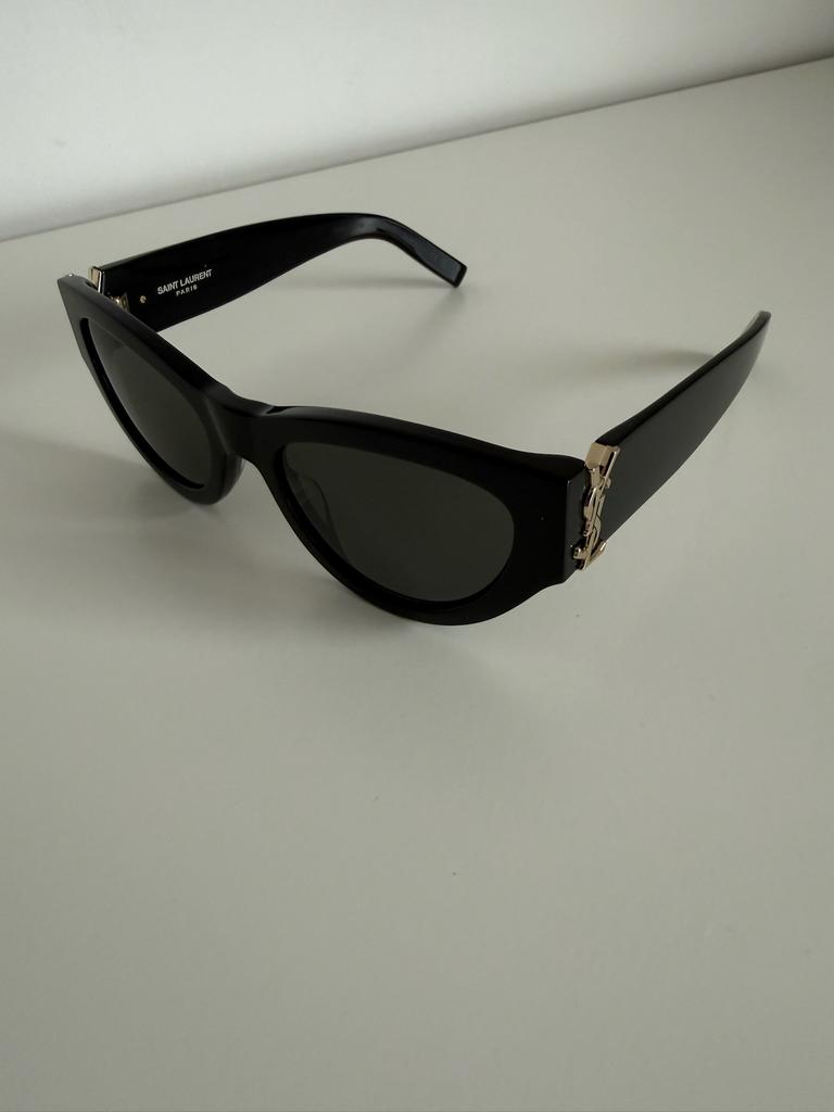 YSL zonnebril SLM94 zwart, Ophalen of Verzenden, Zo goed als nieuw, Zwart, Overige merken