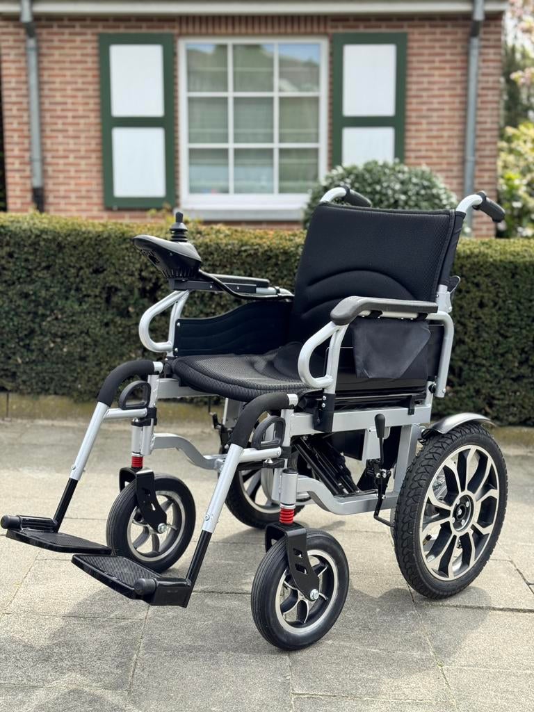 Inklapbaar Elektrische Rolstoel lichtgewicht rolwagen, Ophalen of Verzenden, Inklapbaar, Zo goed als nieuw, Elektrische rolstoel