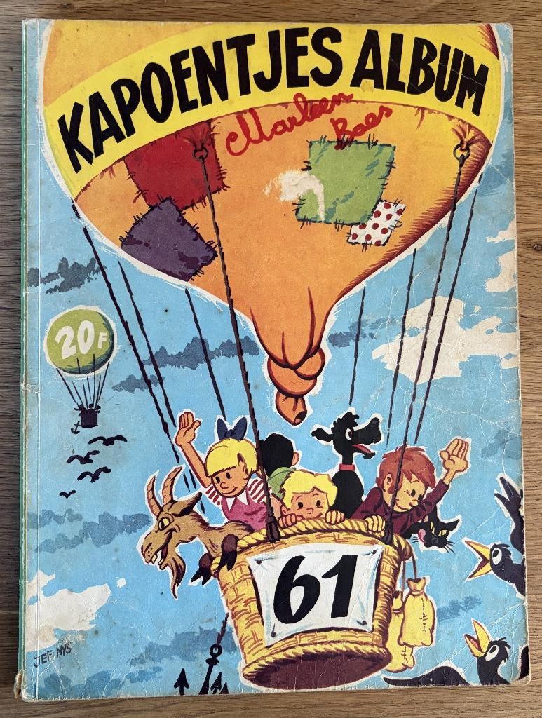 Kapoentjes Album 61 - 1e druk (1963) Strip, Boeken, Stripboeken, Eén stripboek, Ophalen of Verzenden, Gelezen