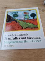 Ik wil alles wat niet mag - Annie M.G. Schmidt, Gelezen, Annie M.G. Schmidt, Fictie algemeen, Jongen of Meisje