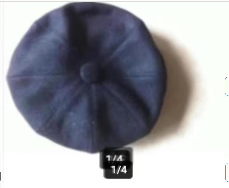 Meisjes alpino baret met klep en drukker,zwart wol/filt., Kinderen en Baby's, Ophalen of Verzenden, Nieuw, Jongen of Meisje, Muts