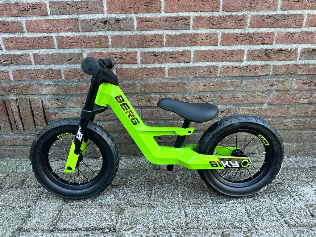 NIEUWE Stoere BERG Biky C loopfiets - Groen, Kinderen en Baby's, Speelgoed | Buiten | Voertuigen en Loopfietsen, Ophalen, Gebruikt