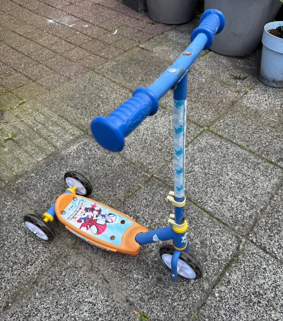 Spiderman step, Fietsen en Brommers, Steps, Ophalen, Gebruikt, Gewone step