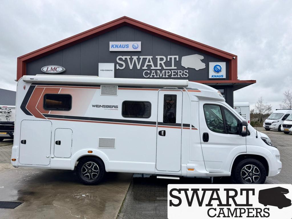 Weinsberg CaraCompact 600 MEG Edition [pepper] 160pk 9 traps, Automaat, Ringverwarming, Koelkast, Tot en met 2