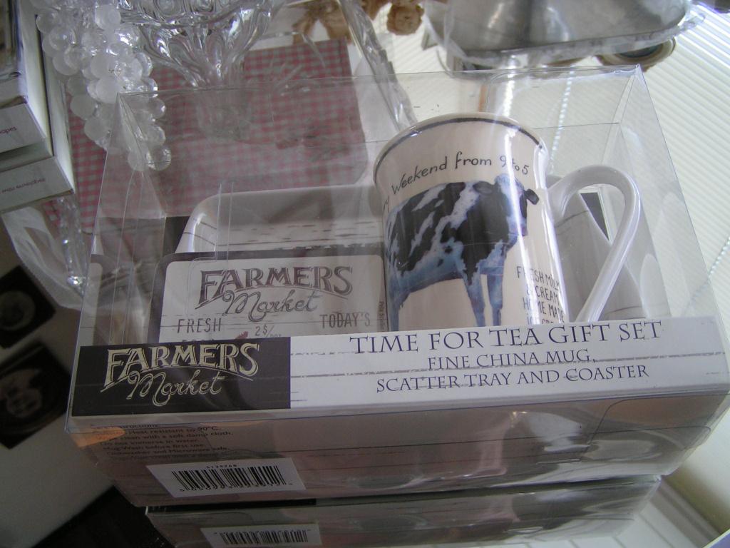 Splinternieuw Setje van Farmers Market, Nieuw, Ophalen of Verzenden, Overige stijlen, Kop(pen) en/of Schotel(s)