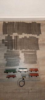 Piko wagons en diverse rails., Gebruikt, Gelijkstroom, Rails, Piko