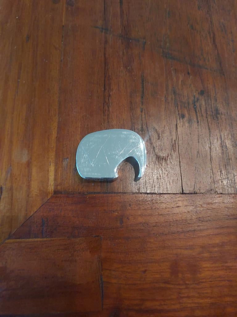 Georg Jensen Olifant flesopener, Zilver, Ophalen of Verzenden, Metaal, Overige merken