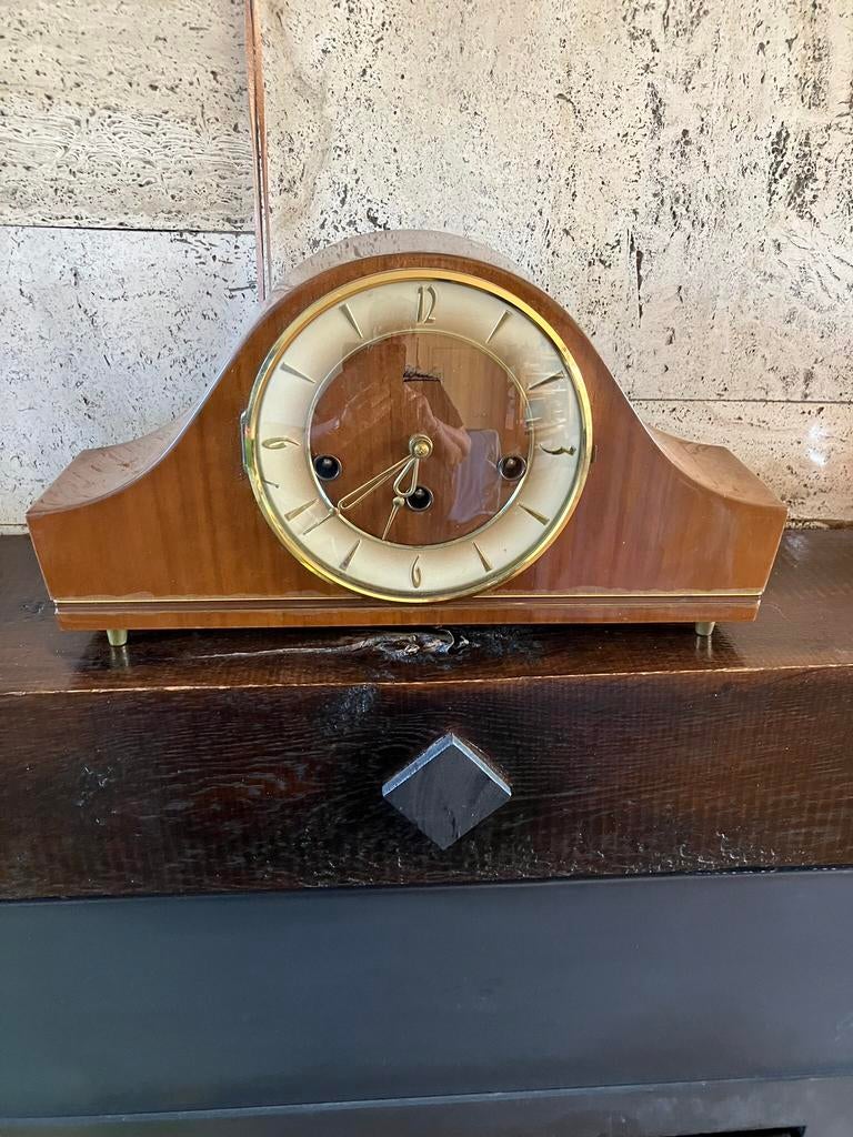 Bruine Pendule Klok, Antiek en Kunst, Antiek | Klokken, Ophalen