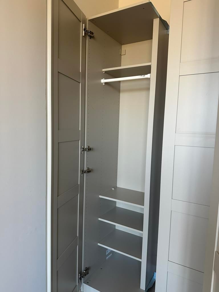 Pax hoekelement grijsbeige 236 cm+ bergsbo deur, Ophalen, 200 cm of meer, 50 tot 100 cm, Zo goed als nieuw