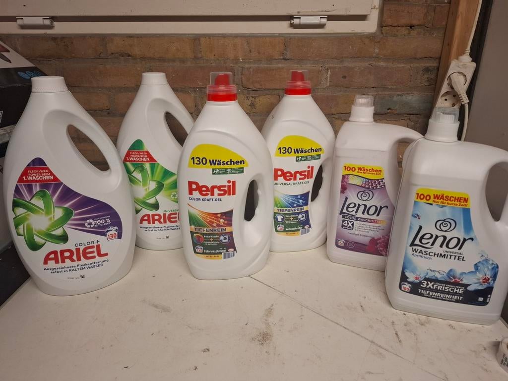 Ariel, Persil en Lenor wasmiddel en wasverzachter, Ophalen of Verzenden