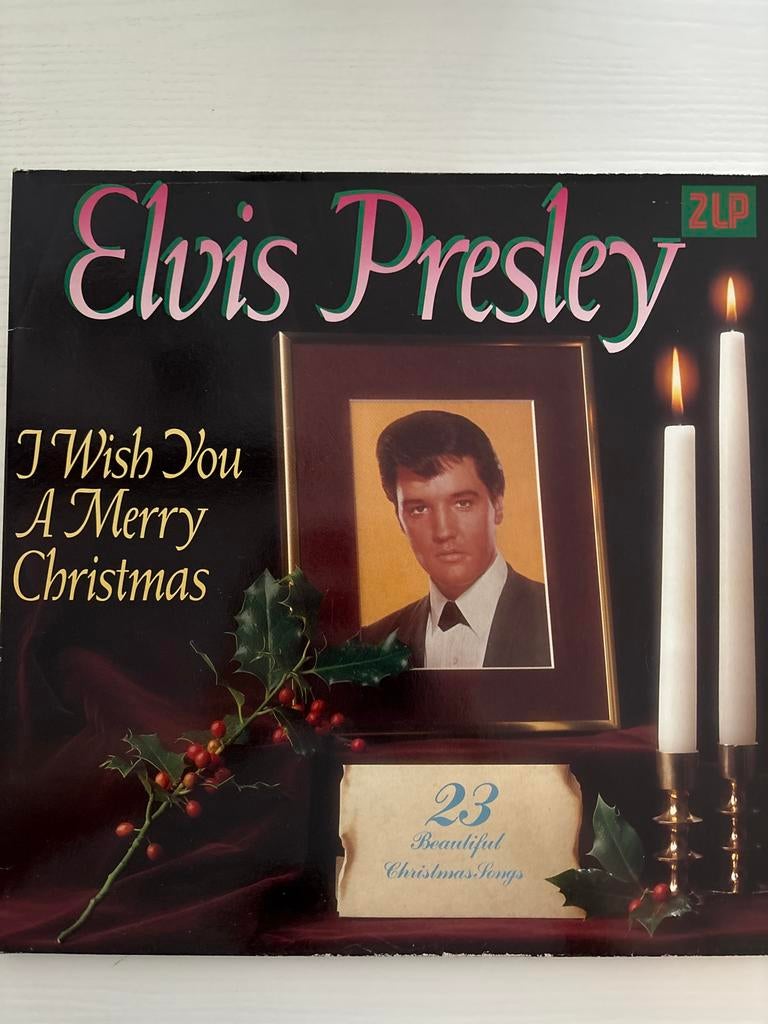 Elvis Presley - I Wish You A Merry Christmas (Dubbel LP), Verzamelen, Ophalen of Verzenden, Zo goed als nieuw, Cd of Plaat