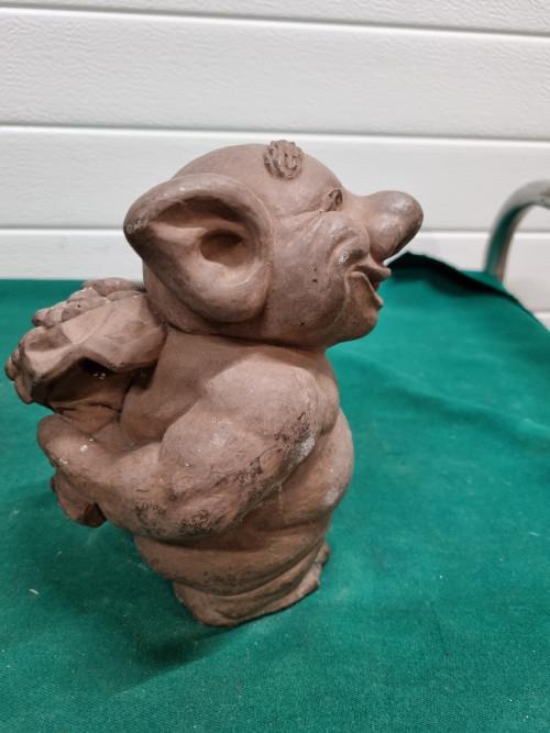 -	trol gnome beeld marielle de cirkel, Verzamelen, Beelden en Beeldjes, Ophalen of Verzenden