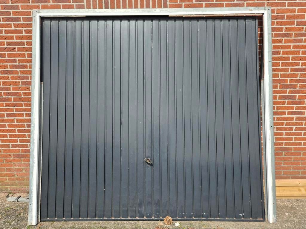 Kanteldeur, Doe-het-zelf en Verbouw, Deuren en Horren, Ophalen, Gebruikt, Garagedeur, 120 cm of meer