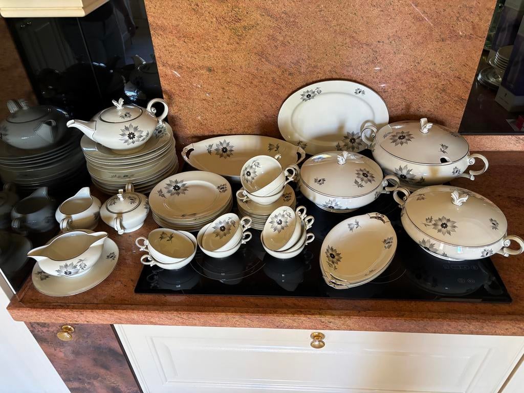 Vintage Tria Porseleinen Servies uit Tsjechoslowakije, Ophalen