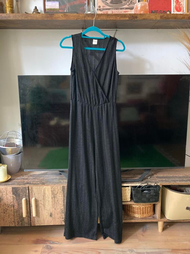 Zwart glitter jumpsuit Studio Only maat M, Kleding | Dames, Jumpsuits, Ophalen of Verzenden, Gedragen, Maat 38/40 (M), Zwart