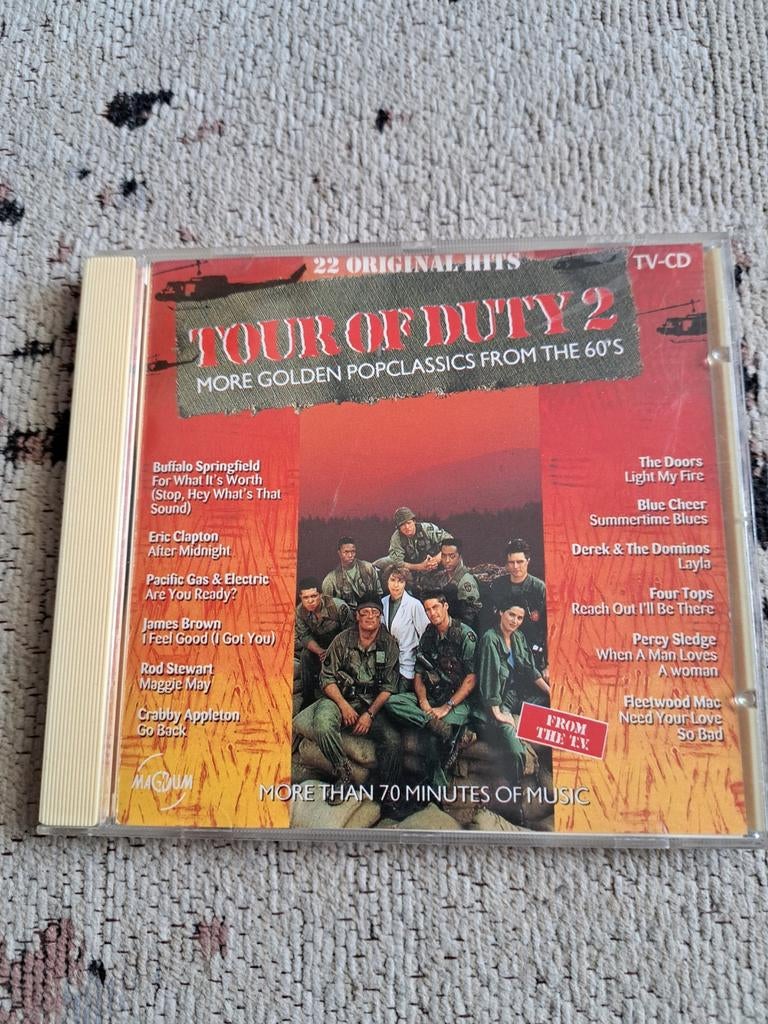 CD: Tour Of Duty 2 - More Golden Popclassics From The 60's, Cd's en Dvd's, Cd's | Pop, Zo goed als nieuw, Ophalen of Verzenden