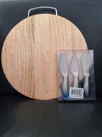 Borrelplank 30cm Nieuw, Huis en Inrichting, Woonaccessoires | Dienbladen, Ophalen, Nieuw, Rond, Hout