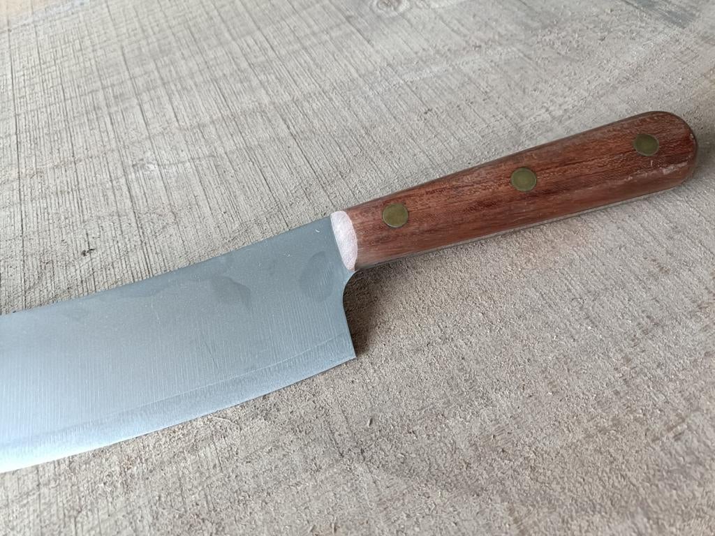 Sabatier Kaasmes met houten handvat, Ophalen of Verzenden, Gebruikt, Hout, Los bestek