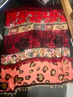 Vintage wandkleed uniek boho stof coupon plaid doek grafisch, 120 cm of meer, Ophalen of Verzenden, Zo goed als nieuw, Katoen