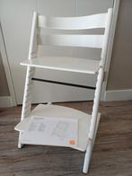 Stokke tripp trapp meegroei stoel wit, Ophalen, Gebruikt, Meegroeistoel