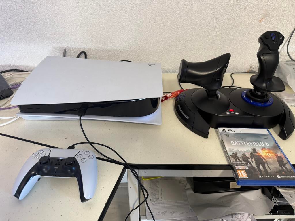 Ps 5 disc, game monitor, joystick, aangepaste controller, Spelcomputers en Games, Spelcomputers | Sony PlayStation 5, Ophalen of Verzenden