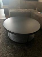 Ikea Salontafel - Zwart (matte kant boven), Huis en Inrichting, Tafels | Salontafels, Ophalen, Gebruikt, 100 tot 150 cm, Rond