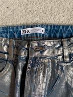 Zara zilveren jeans nieuw mt 44, Kleding | Dames, Broeken en Pantalons, Overige kleuren, Maat 42/44 (L), Nieuw, Ophalen of Verzenden