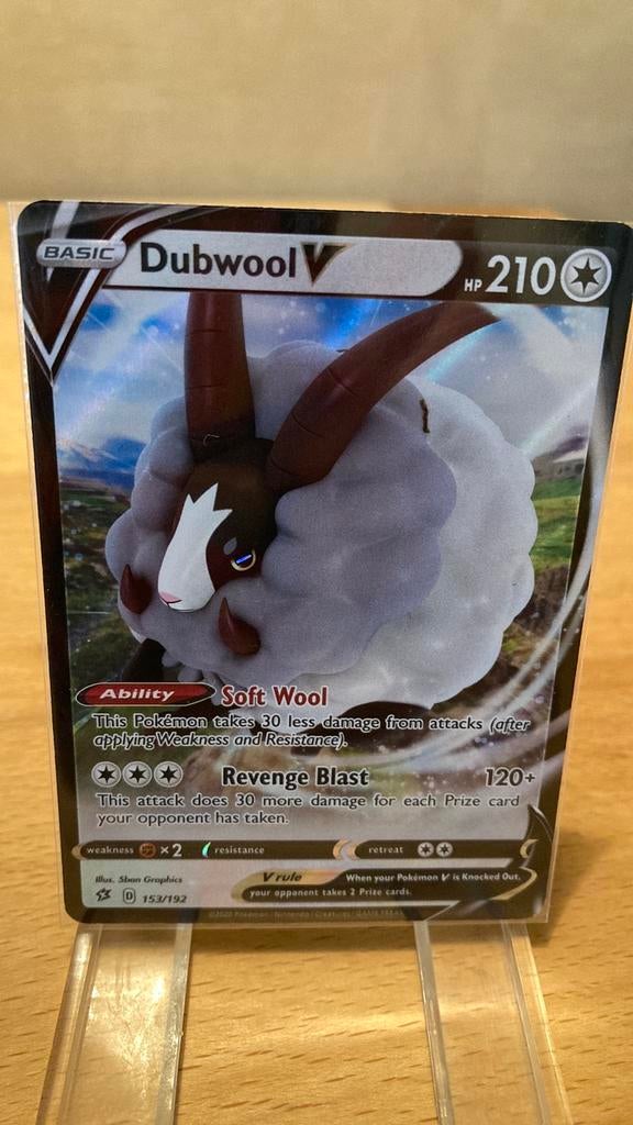 Pokemon Dubwool V 153/192 Rebel Clash 3,00 euro, Ophalen of Verzenden, Zo goed als nieuw